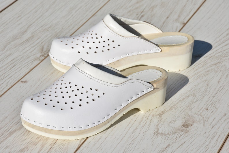 Men's Clogs Black Clogs Medical Clogs Leather Clogs Etsy