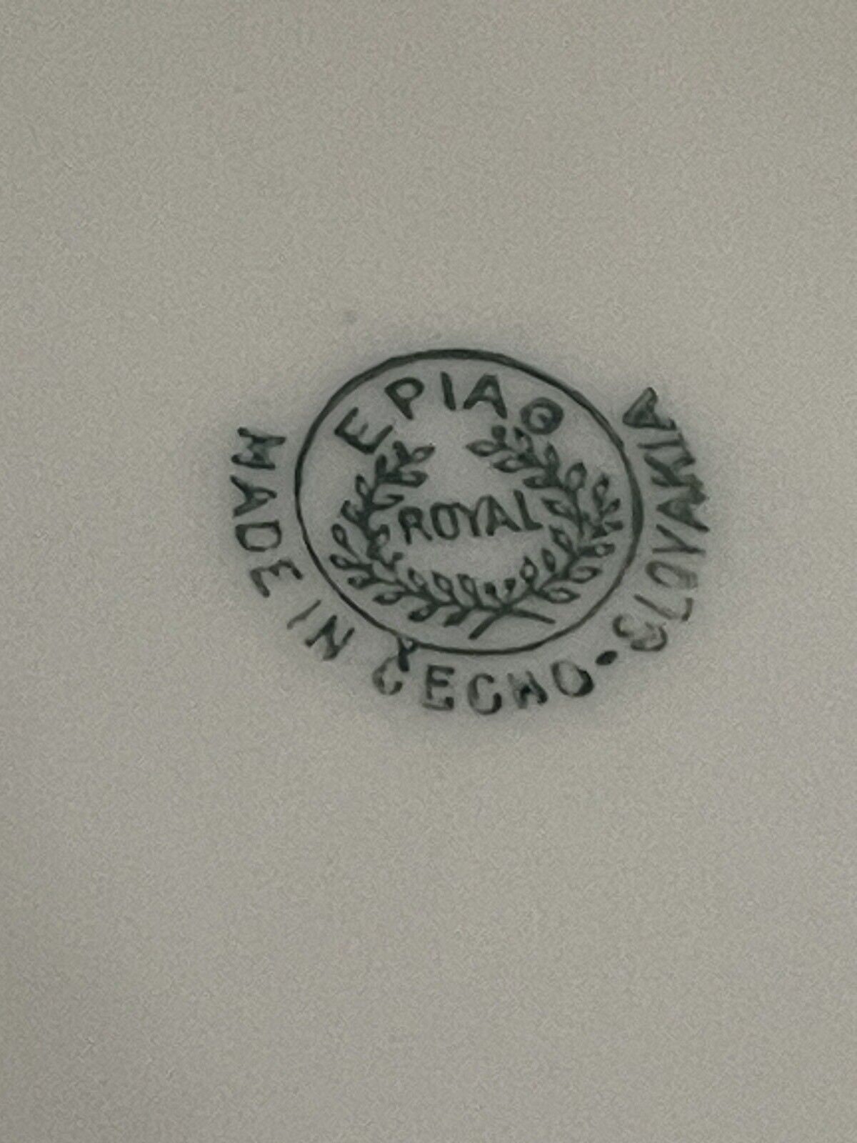 Tasse avec sa sous tasse anglaise ancienne en porcelaine décor bleu