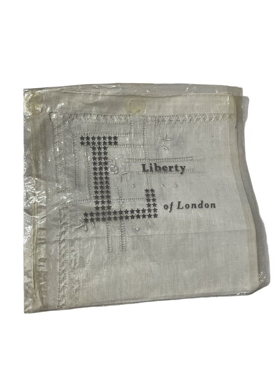 Vintage Liberty London Hankerchief Hankie 10" x 10