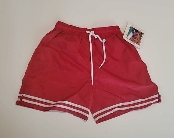 Rare Vintage Soffe Like Umbro Red Nylon 