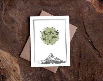Thinking of You- Mountain Themed Greeting Card Set