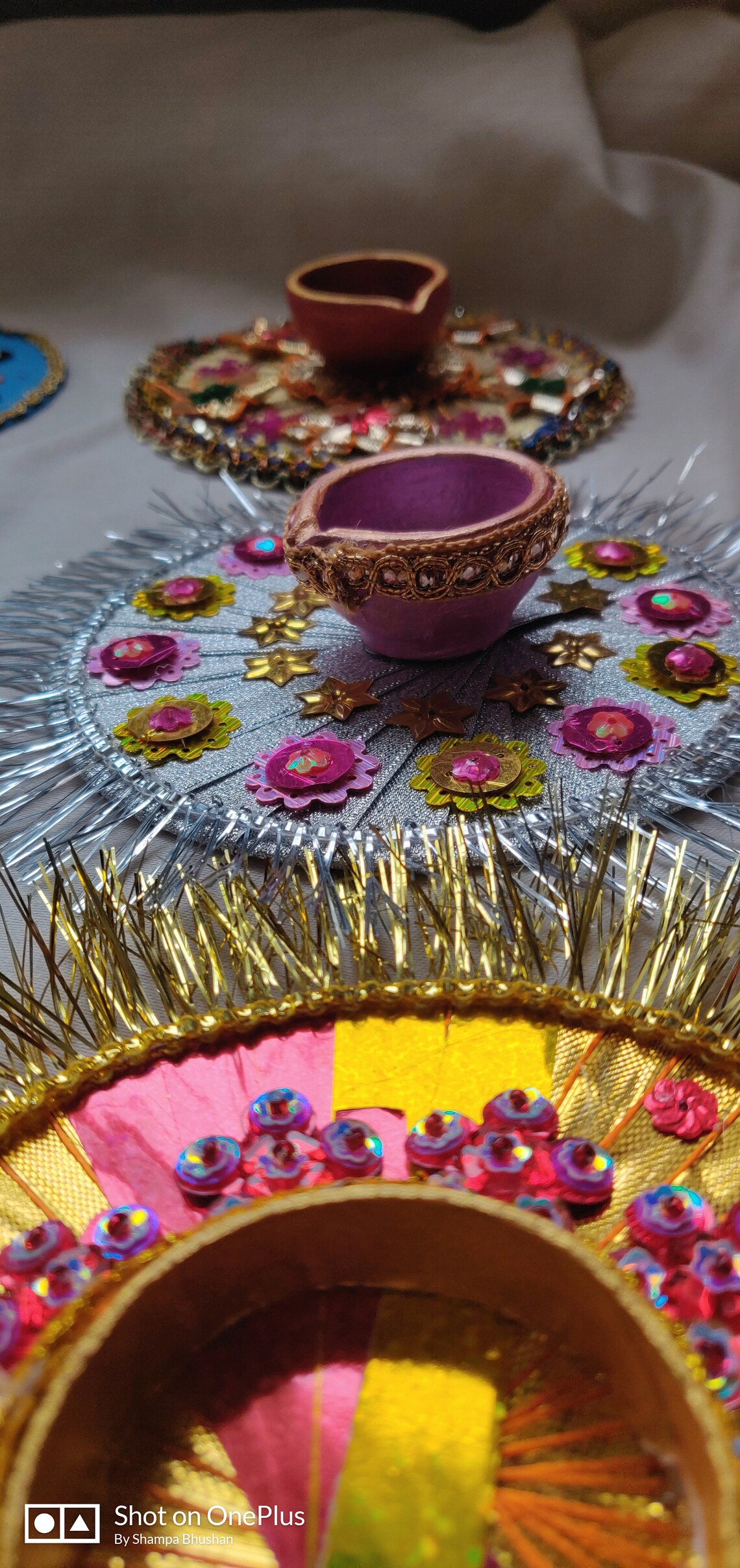 Diwali Diya plates Handpainted Handcrafted diya platter Etsy