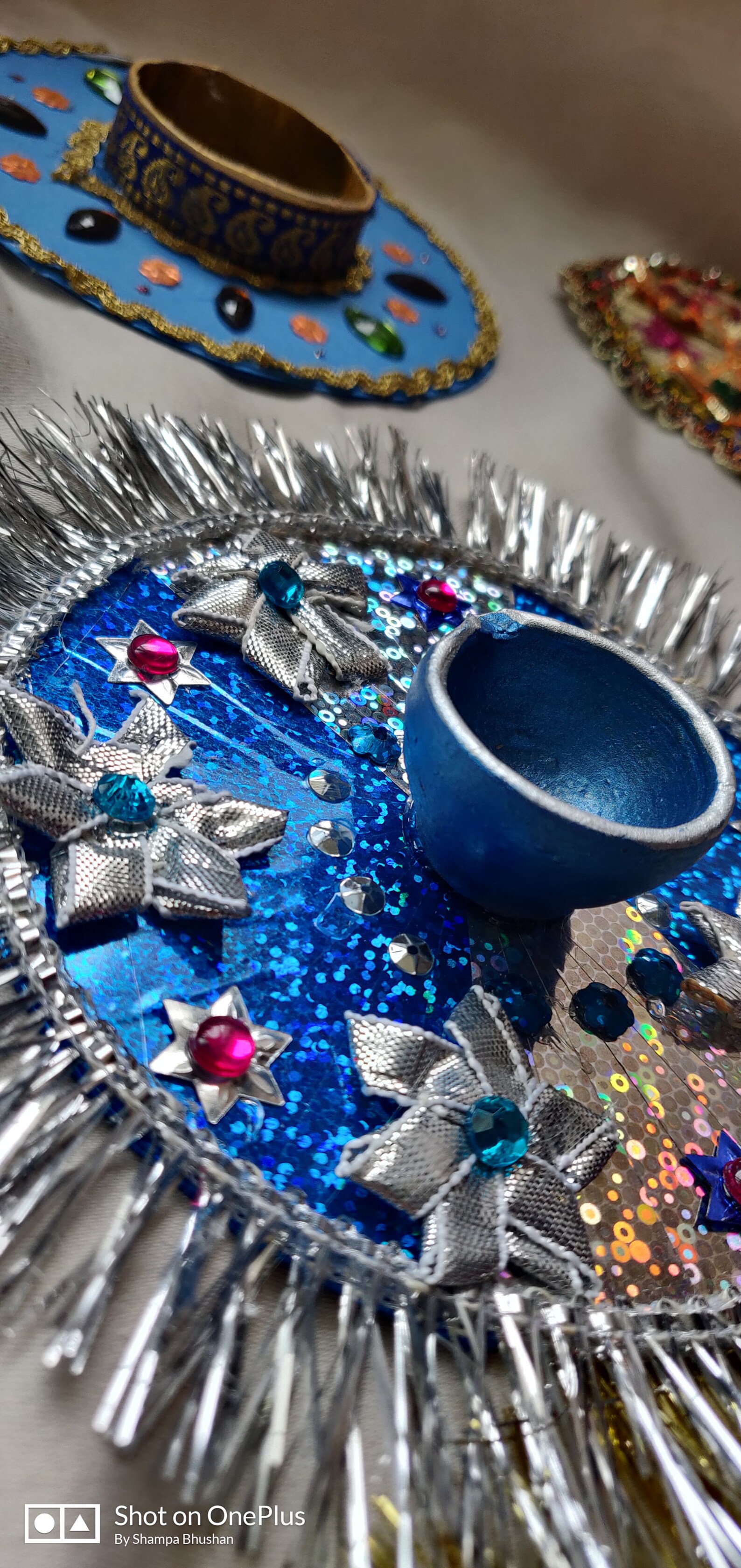 Diwali Diya plates Handpainted Handcrafted diya platter Etsy