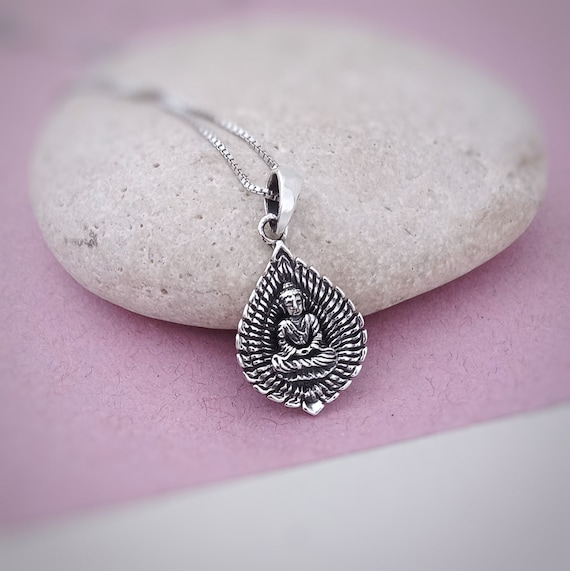 Teardrop Unalome Sterling Silver Pendant Teardrop Unalome Sterling Silver Pendant