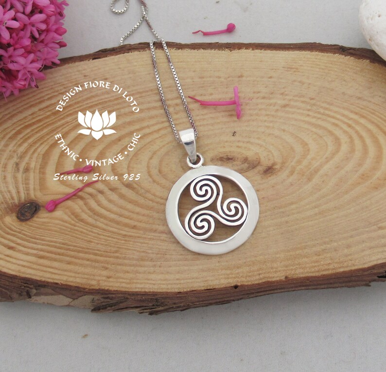 925 Sterling Silver Shamrock Bonne Chance Irlandais Charme Collier Pendentif 18/"
