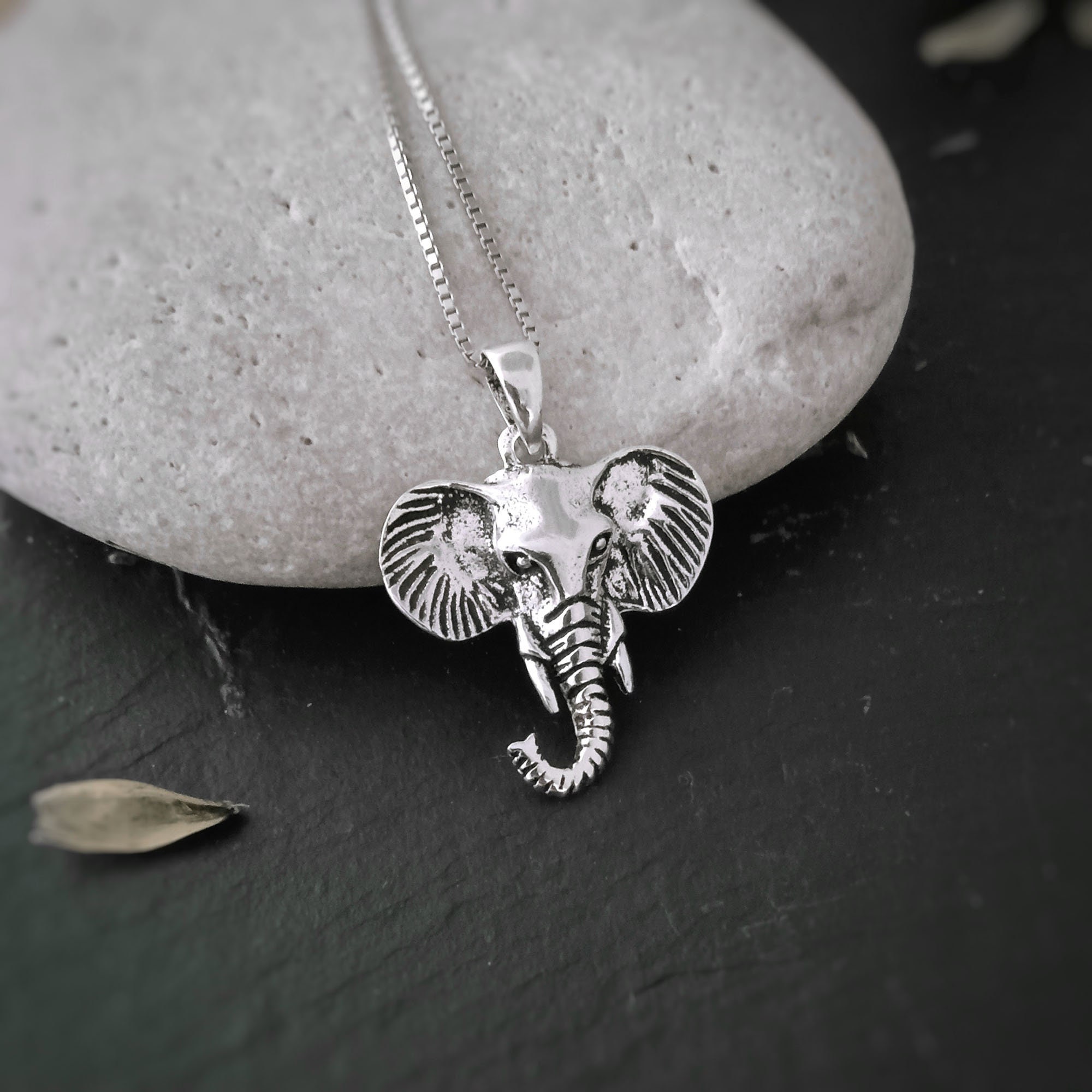 Handmade Lucky Elephant Car Charm Genuine Leather Elephant 