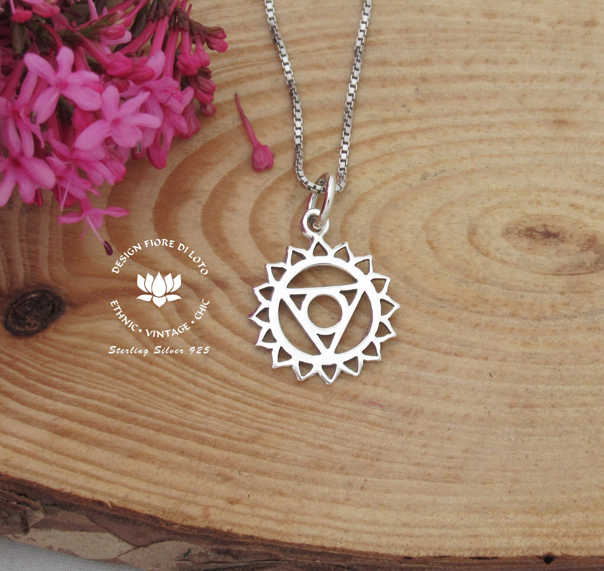 Throat Chakra Pendant Necklace 5th 