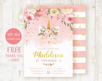 floral invitation etsy