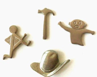 Ensemble d'épingles WEBELOS Boy Scouts of America vintage des années 1970