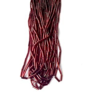 Antique Glass Beads on Strings, Vintage Beads, 15 strands European Czech Glass Beads For Jewelry, Glass Beads For Crafting, Short Hank Beads