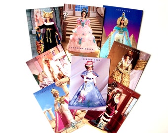 The World Of Barbie Trading Cards, 1997 Barbie Trading Cards, Great Eras Barbie Doll Fashions, Vintage Barbie Picture Cards #64