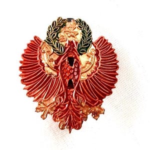 Antique Brooch Pin, Eagle Lapel Pin 1920s Germany Vintage Pin With Crest, Lapel Pin for Men, Women Pin Vintage Eagle Pin
