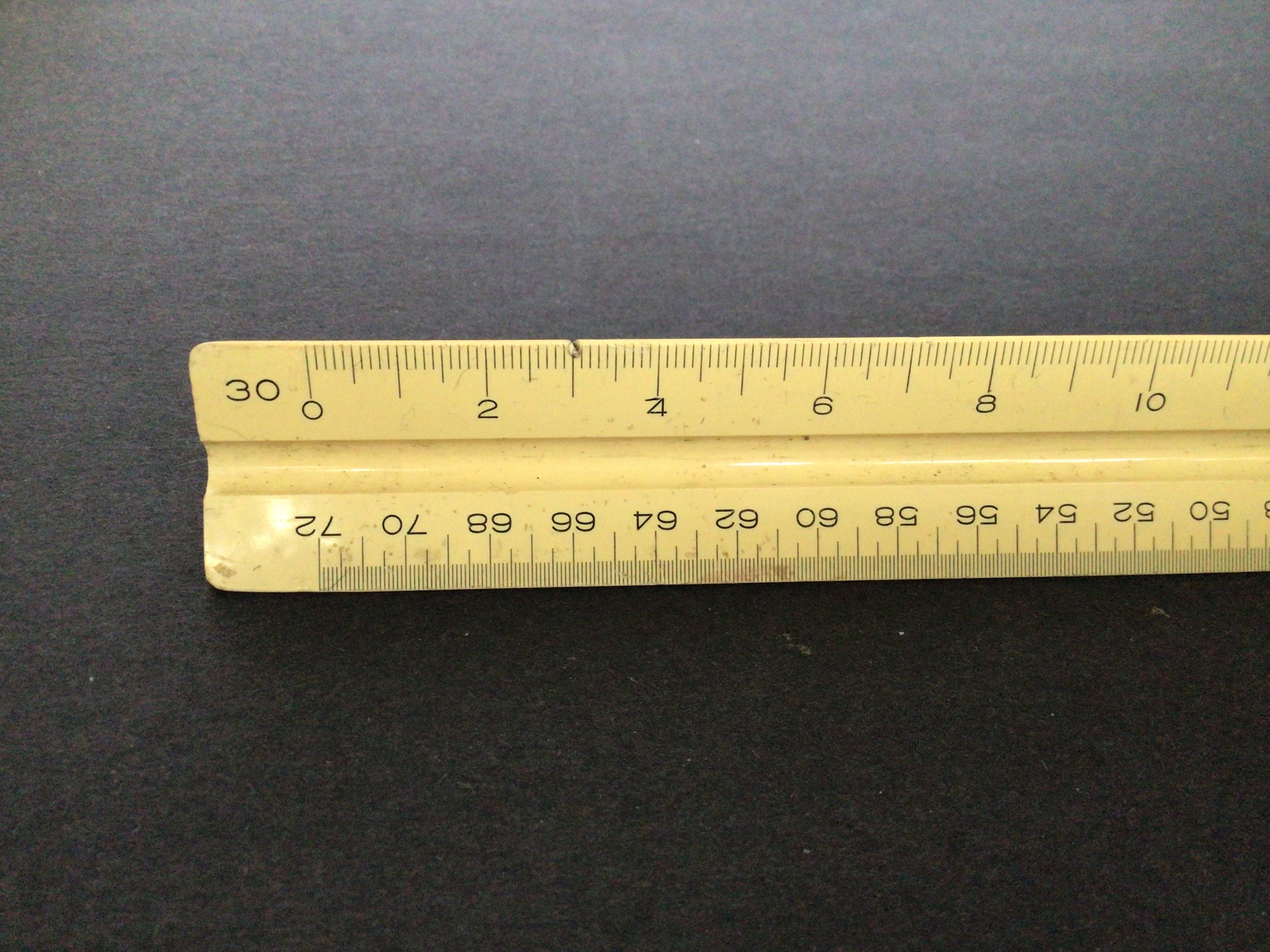 Vintage Triangular Ruler Dietzgen 31636 - Engineering Tool - Drafting Ruler  on eBid United States