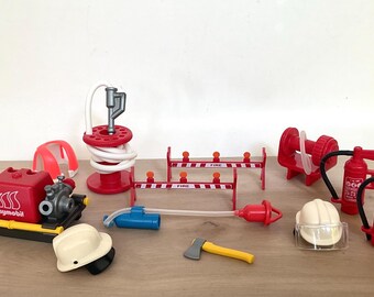 Playmobil System Klicky ref 3491 ** Pompiers ** Boîte Vintage