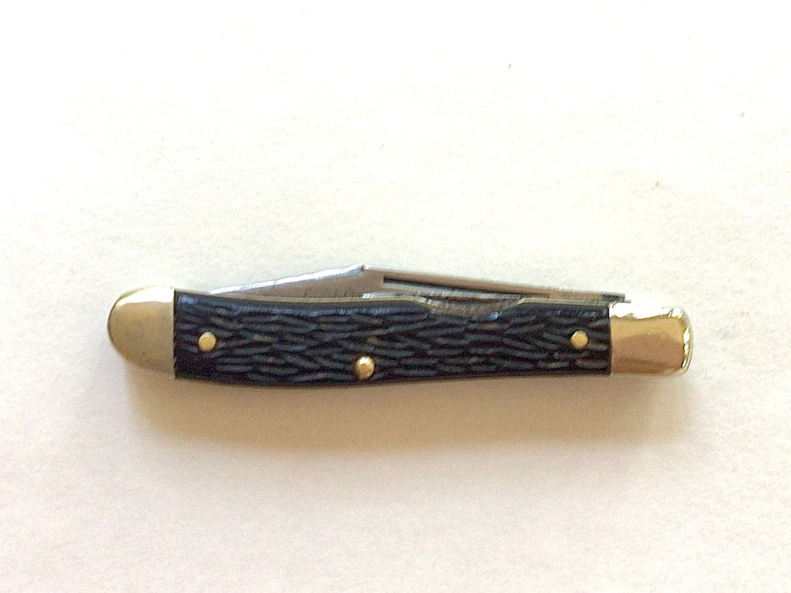 Vintage Ulster Pocket Knife USA Two Blade Folding Knife Etsy