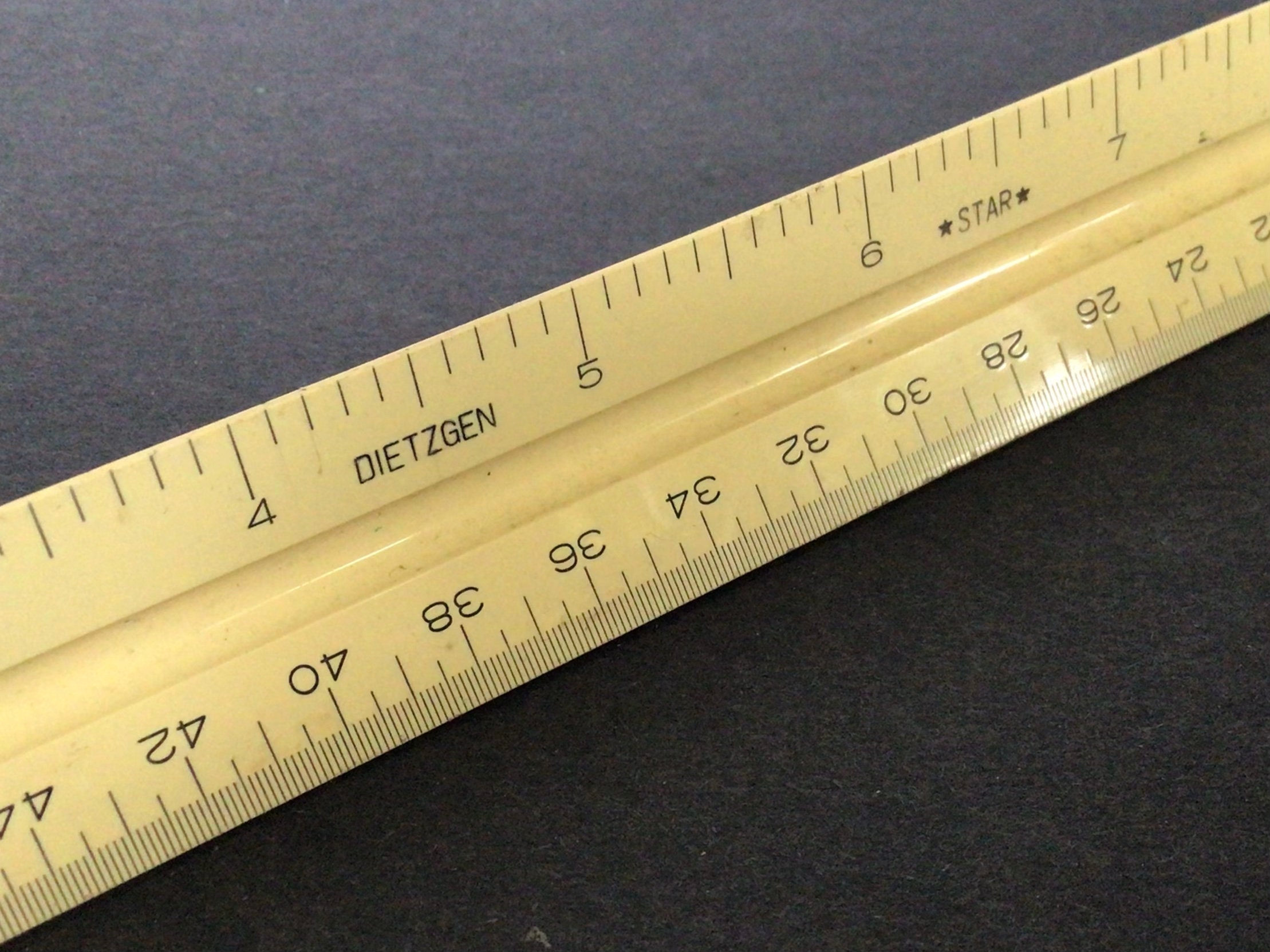 Set of 4 Triangular Architectural Scale Ruler and Nepal