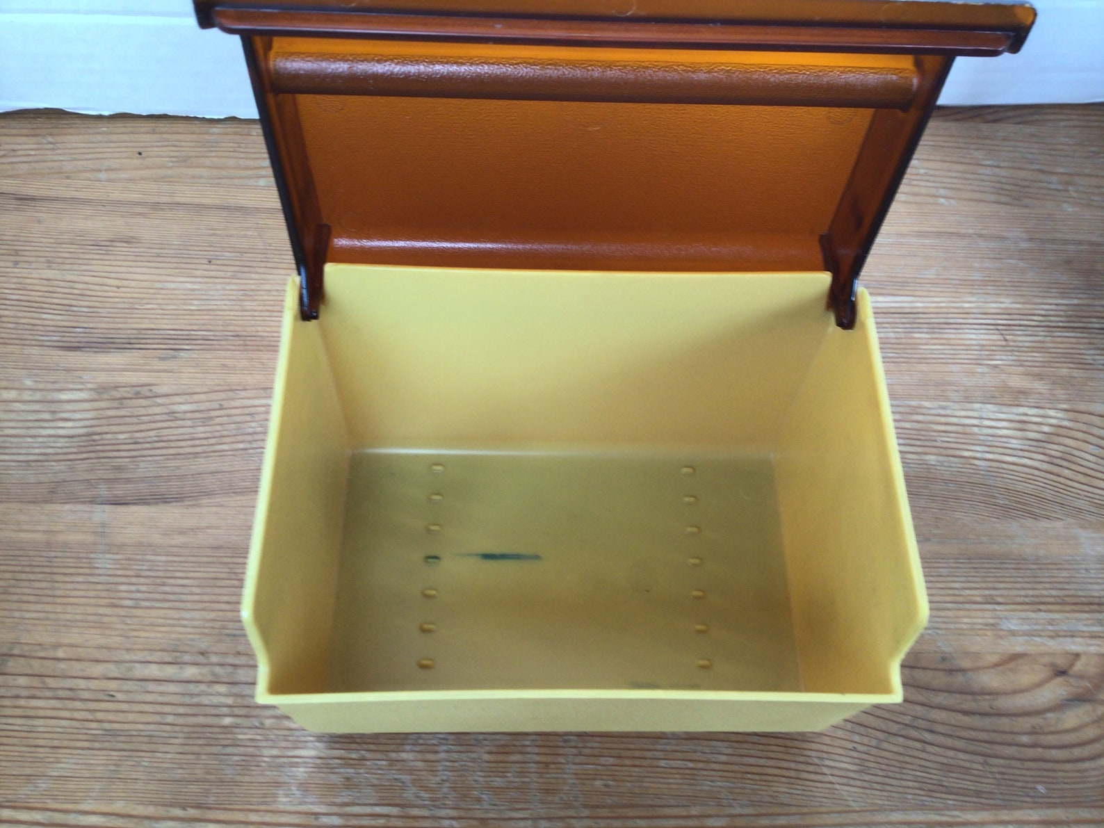 Vintage Rubbermaid Recipe Card Holder 3 x 5 Index Card Box Etsy