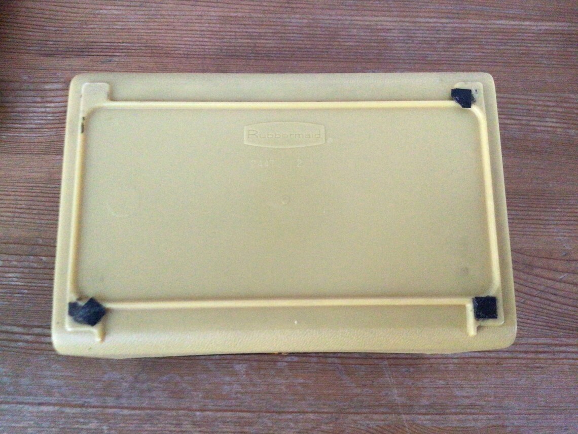 Vintage Rubbermaid Recipe Card Holder 3 x 5 Index Card Box Etsy