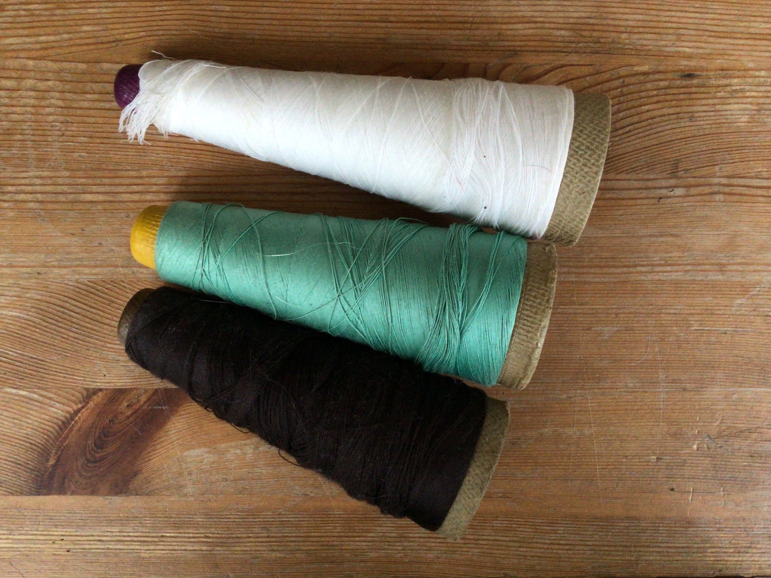 Vintage Sewing Thread Cones Stackable Vintage Yarn Cones Etsy