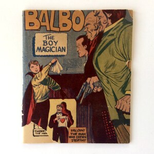1940s Comic Book Balbo The Boy Magician Mighty Midget Comic Rare Comic Books