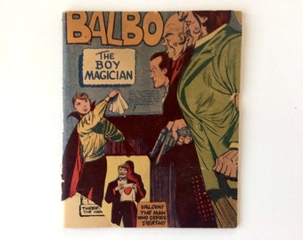 1943 Balbo The Boy Magician Comic Book: Vintage Issue #12