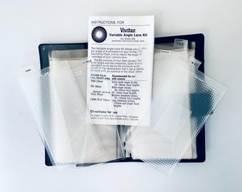 Vivitar Lens Filter Kit: Model 283, 4 Lenses & Instructions