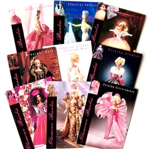 El mundo de las tarjetas coleccionables de Barbie, 1997 Barbie Trading Cards Glamour Barbie Collection, Barbie Doll Fashions, Barbie Picture Cards