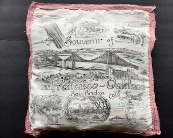 Puerto Rico Souvenir Pillow Cover, 1940's/50's - Etsy