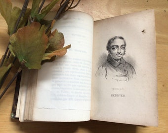 Antique Book, 1838 Edition Etudes Sur Les Orateurs Parlementaires, French Victorian Books Illustrations Vintage Books Vintage Illustrations