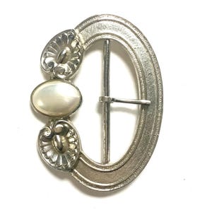 Silver Belt Buckle, Statement Belt Buckle For Dress, 1970s Disco Buckle Retro Belt Buckle, Art Deco Style Silver Buckle, Knitting Buckle