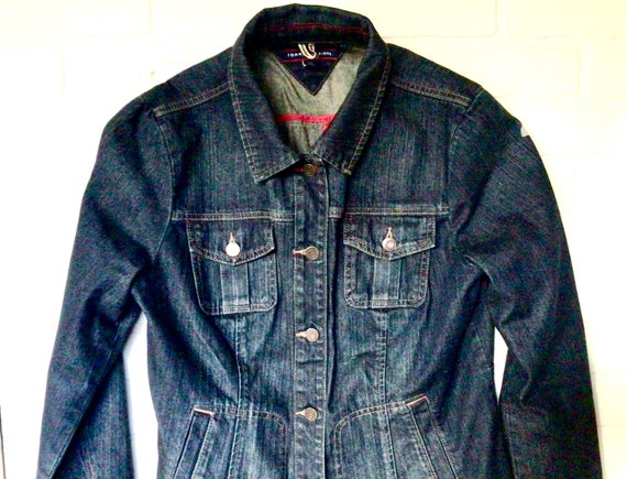 Tommy hilfiger denim jacket with fur Clearance