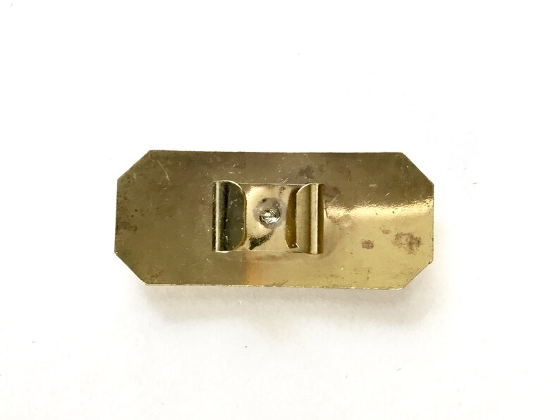 Vintage Metal Buckle Connector Component Metal Stamping Buckle Craft Embellishment Leather Working Metal Clamp Stamping Embellishment