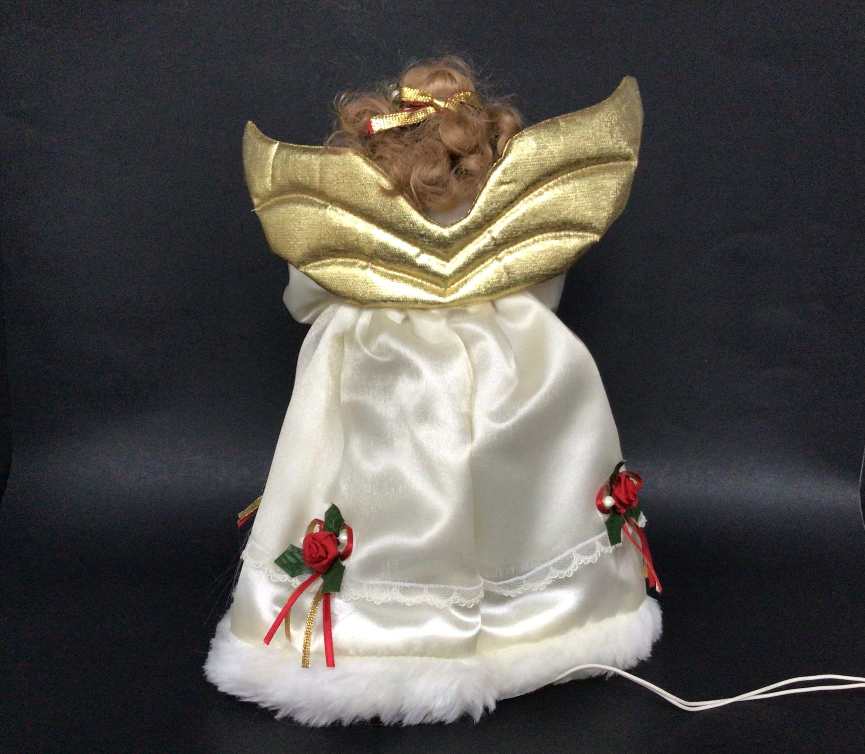 Lighted Angel Tree Topper Vintage Christmas Angel Ceramic Etsy