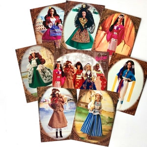 De wereld van Barbie-ruilkaarten, Barbie-ruilkaarten 1997, Barbie-poppen van de wereld Barbie-popmode, Barbie-fotokaarten #25