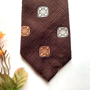 Vintage 1950s Tie, Wide Neck Tie For Men, 4&quot; Wide Ties, Rockabilly Men&#39;s Tie, Hipster Men Clothing, Men’s Accessories, Boyfriend Gift