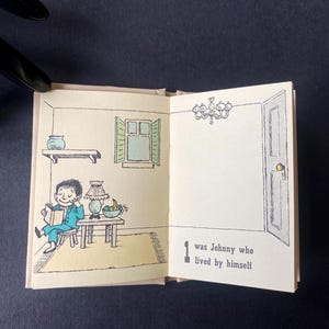 Vintage Edition, One Was Johnny by Maurice Sendak/ Harper Collins,  1962 Mini Book, Nutshell Library Hardcover Caldecott Medal Winner