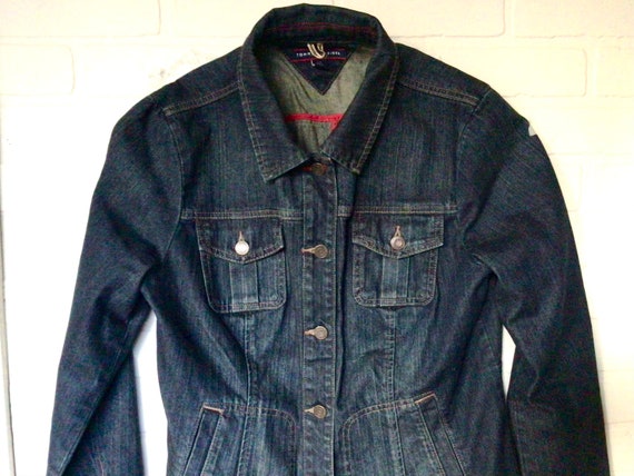Kirkegård Medfølelse Indskrive Vintage Tommy Hilfiger Jean Jacket L Vintage Jean Jacket for - Etsy