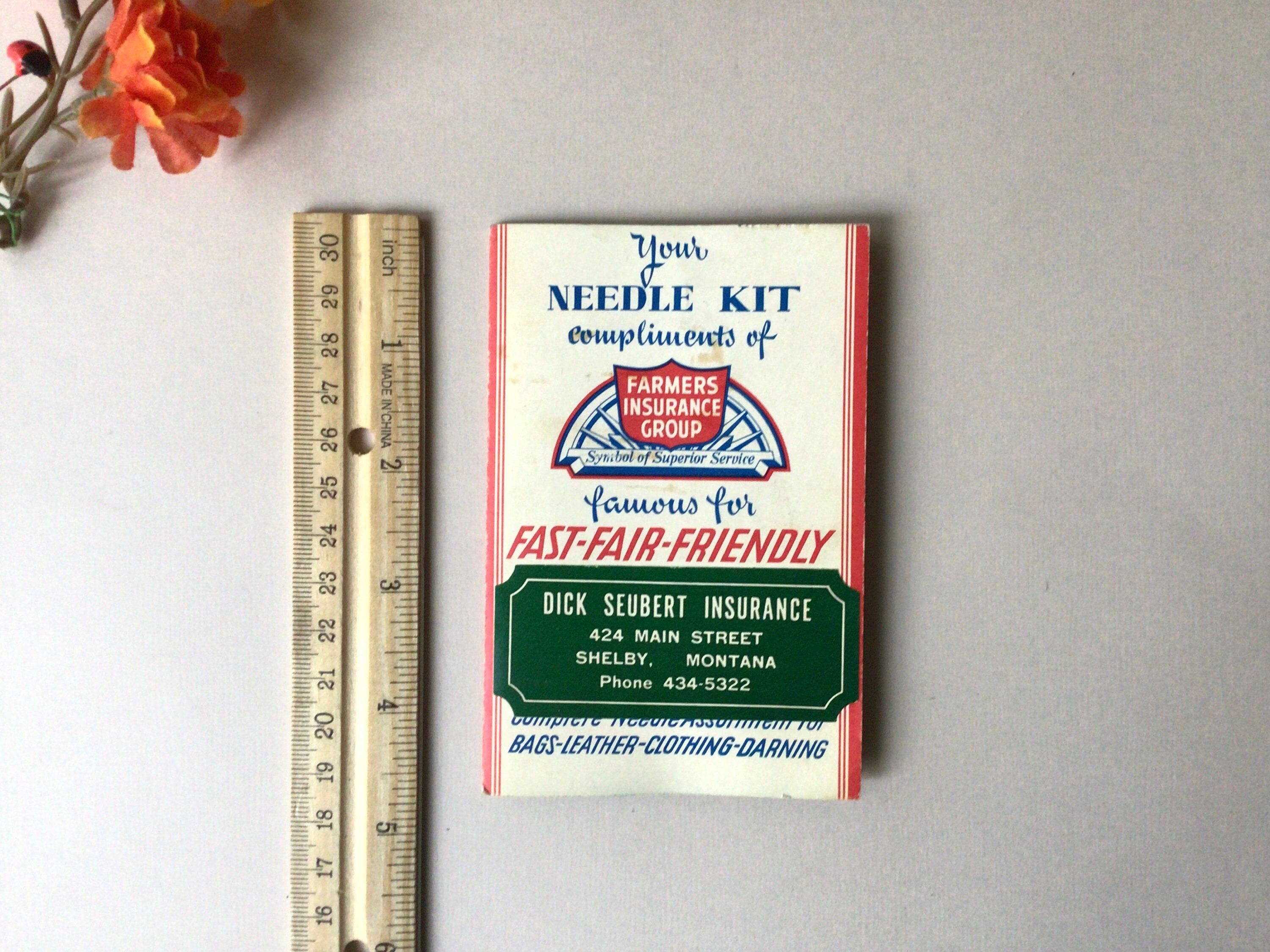 Vintage Needle Book Vintage Sewing Needles Retro Sewing Kit - Etsy