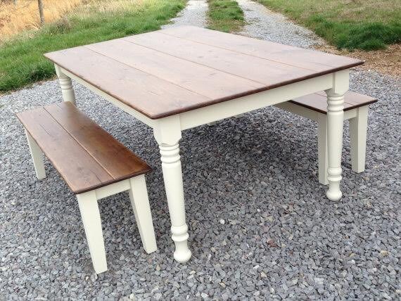 Country Kitchen Farmhouse Style Dining Set Etsy