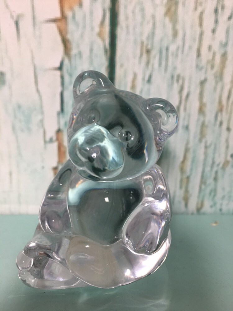 Beautiful stunning 24 Princess House lead crystal glass Cat sculpture