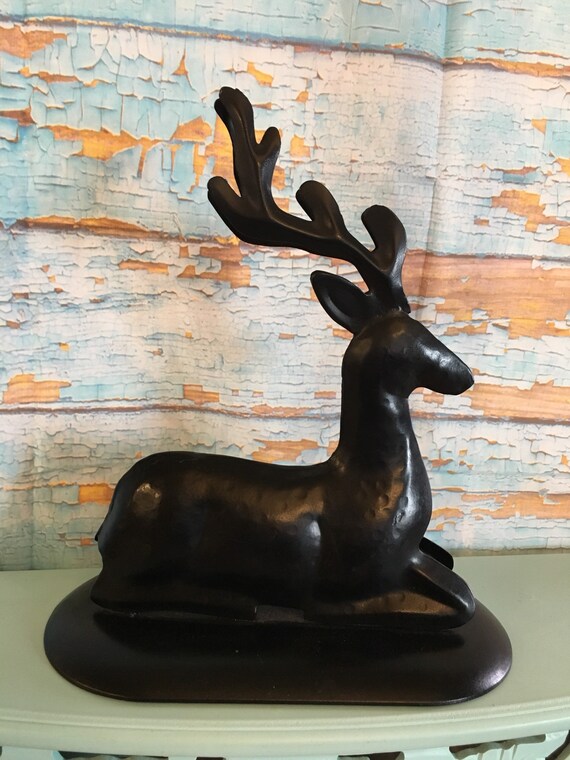 large metal deer