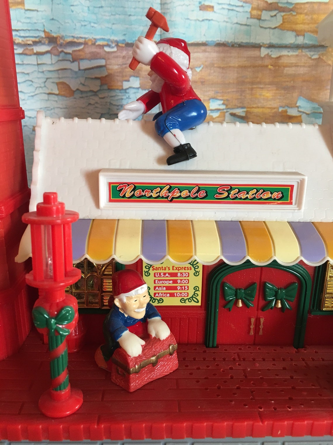 1994 North Pole Toy Shop North Pole Station battery operated | Etsy
