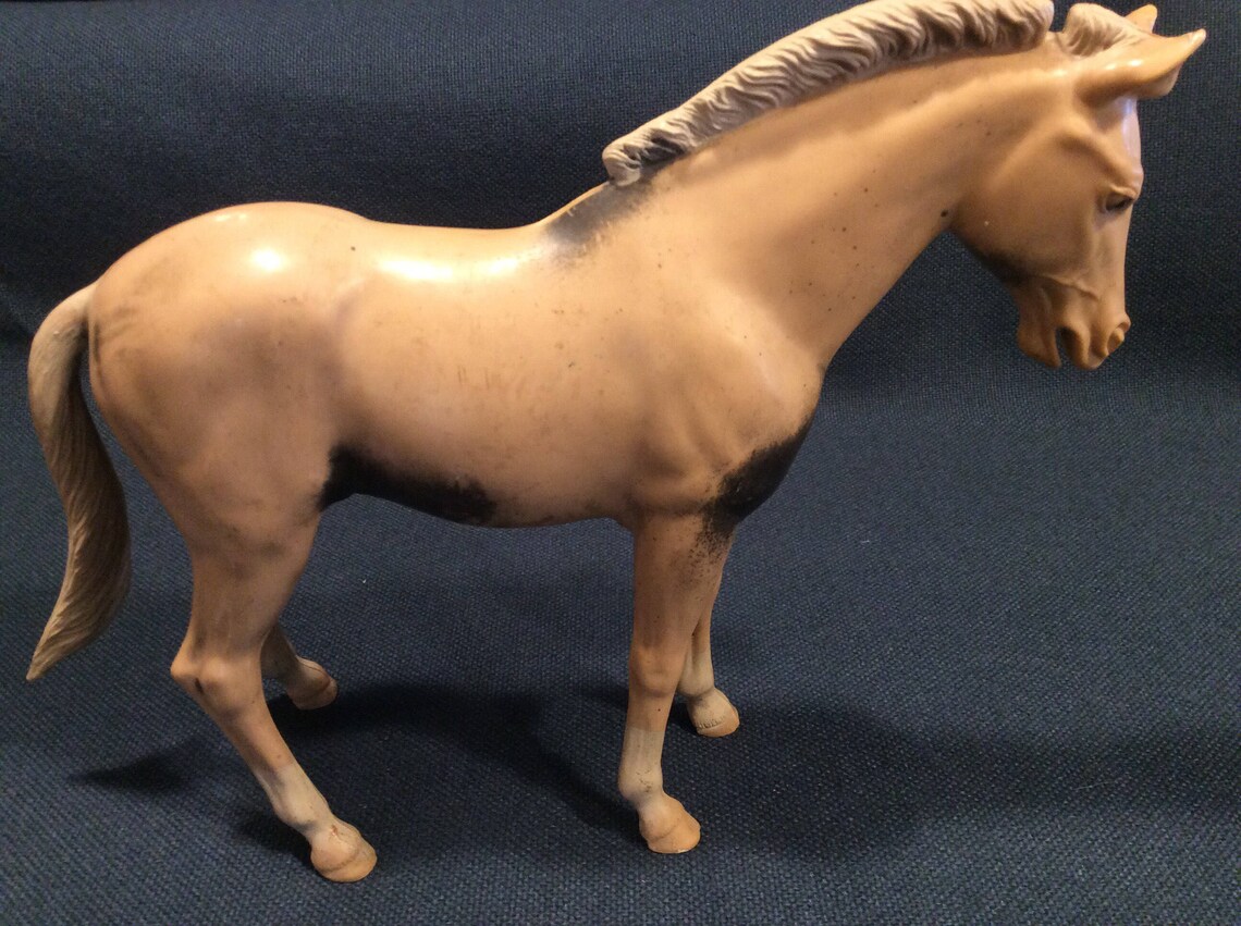 1960's Louis Marx & Company Plastic Horse Toy Vintage Etsy