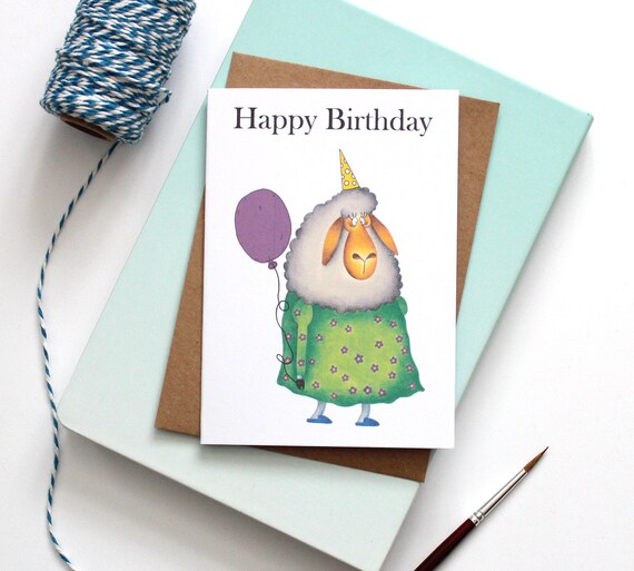 Carte De Vœux De Joyeux Anniversaire Carte Danniversaire Etsy