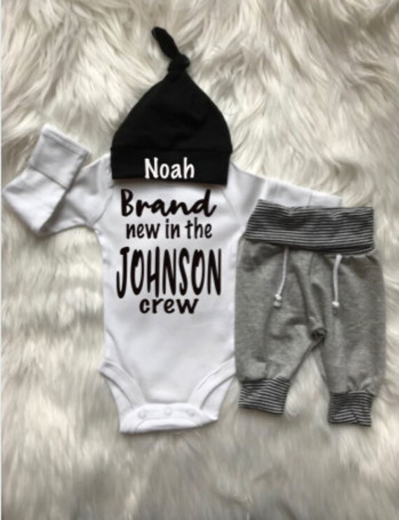 etsy coming home outfit boy