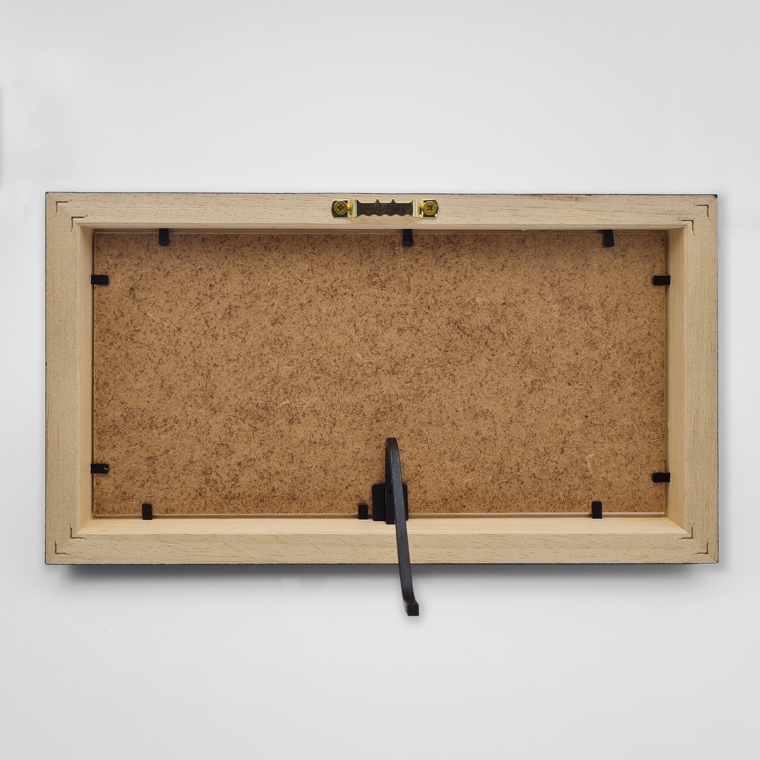 3 Raw Trading Card Display Frame | Black, 22x22mm
