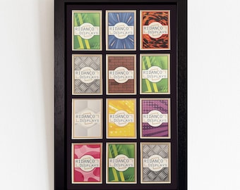 12 (3x4) Sammelkartenrahmen für Raw Cards Optionaler UV-Schutz, Sport, MTG, Pokerkarten, Spielen, TKG, hochwertiges Display, Wandbehang