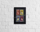 4 Booster Pack Artset Display Frame | Black, 22x22mm (2 rows of 2) 4 Booster Pack Artset Display Frame | Black, 22x22mm (2 rows of 2)
