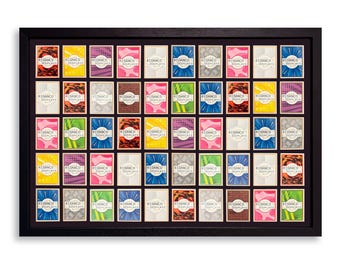 50 Trading Card Frame for Raw Cards with Optional UV Protection, Sports, MTG, Poker Cards, Playing, TCG, High Quality Display Wall Hanging