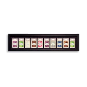 Cornice per 10 carte Black Graded Slab, protezione UV, PSA, Beckett, Mtg, Ace Grading Trading Cards TCG Espositore da parete di alta qualità per set base
